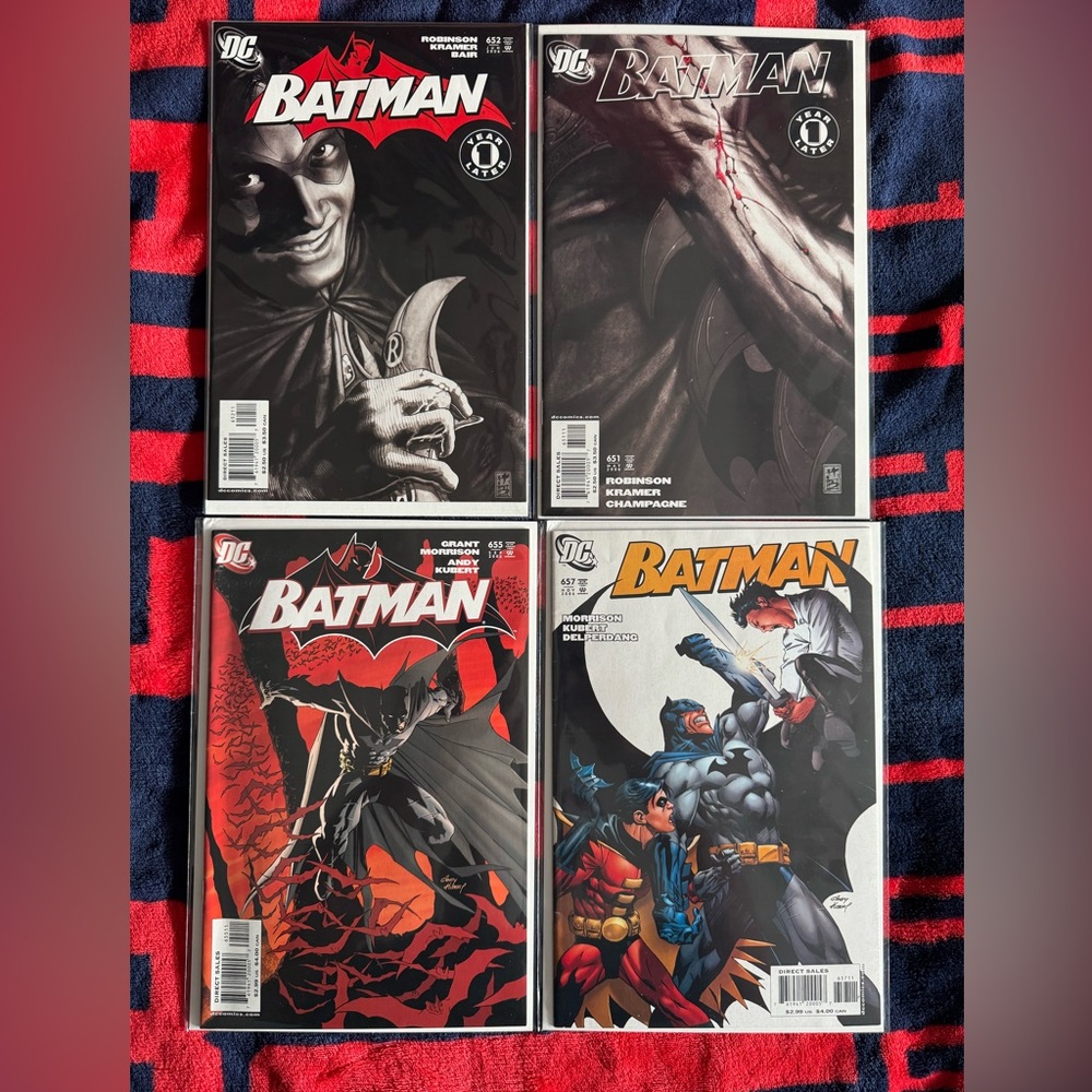 Batman 651,652,655,657 1st appearance of Damien Wayne